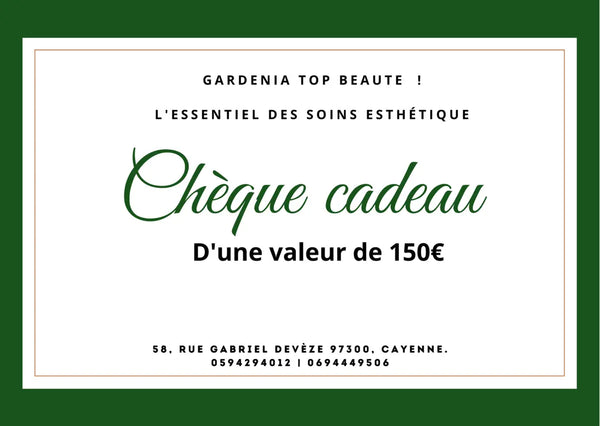 Gardénia Top Beauté : Chèque cadeau Perle de soie